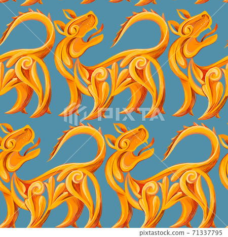 Animal seamless background Animal seamless background 71337795