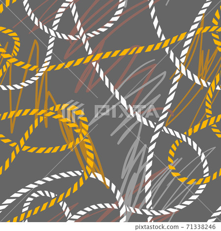 Abstract Rope Strands Pattern Abstract seamless pattern with ropes. - Stock Illustration [71338246 ...