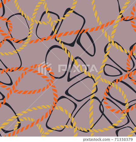 Abstract seamless rope knot pattern. - Stock Illustration [71338379 ...