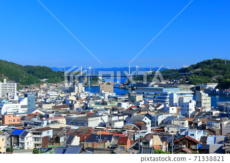 [廣島縣]從善光寺看到的大道市容 71338821