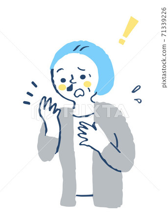 一個鼻子驚訝的女人 71339226