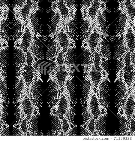 Abstract colorful snake skin ornament. Animal seamless pattern 71339328