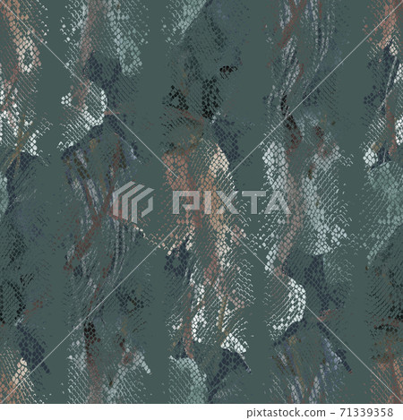 Abstract colorful snake skin ornament. Animal seamless pattern 71339358