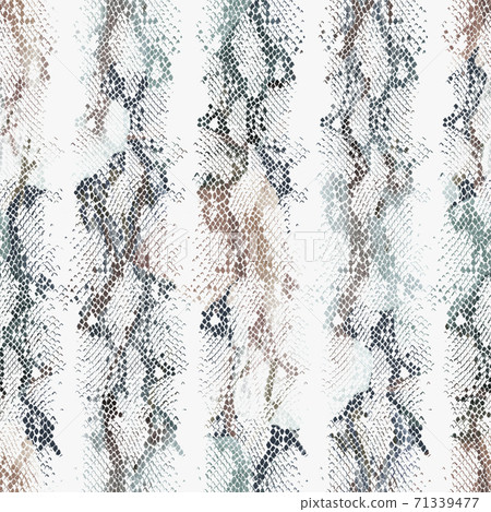 Abstract colorful snake skin ornament. Animal seamless pattern. 71339477