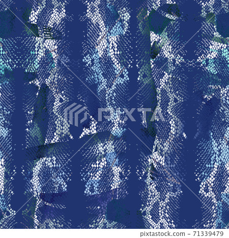Abstract colorful snake skin ornament. Animal seamless pattern. 71339479