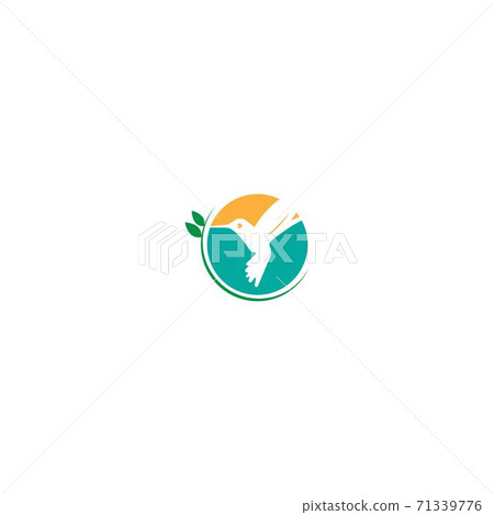 Hummingbird Logo Icon Creative Design Stock Illustration