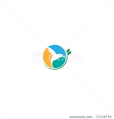 Hummingbird logo icon creative design 71339779