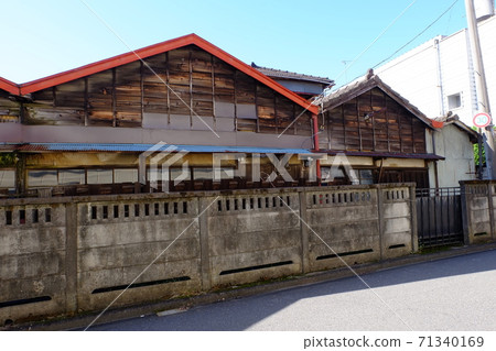 Closed textile factory Closed textile factory 71340169