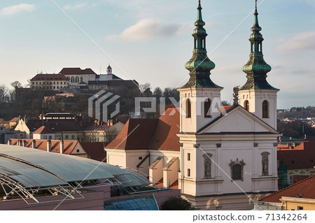 Brno town center lookout view 71342264
