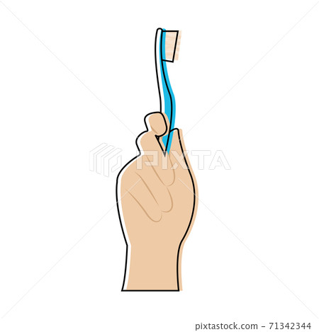 Isolated wash teeth 71342344