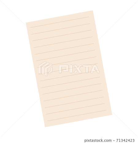 Isolated paper page Isolated paper page 71342423