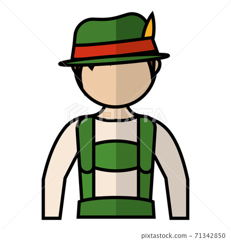 Isolated man icon 71342850