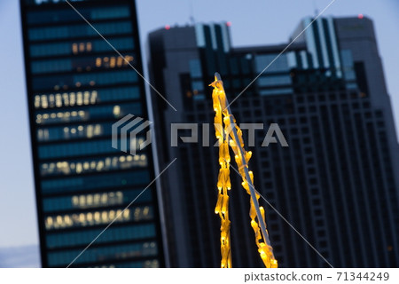 [Osaka Namba] Illuminations of Namba Parks [with skyscrapers and hotels] 71344249