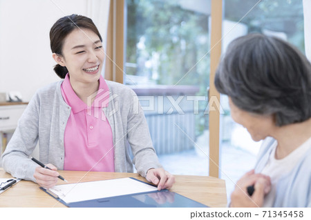 護理管理者進行護理保險認證調查護理支援專家 71345458