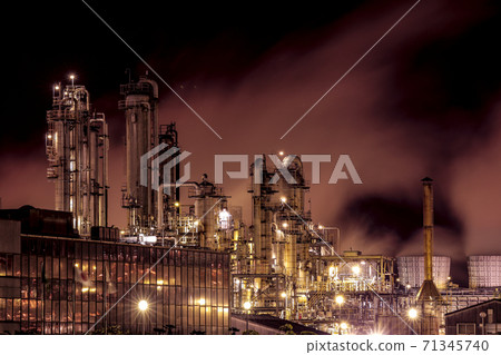四日市工廠夜景 四日市工廠夜景 71345740