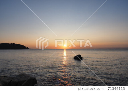 富浦海岸富浦老港海和日落美景 富浦海岸富浦老港海和日落美景 71346113