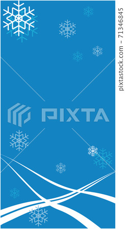 Snowflake and spur square blue graphic Snowflake and spur square blue graphic 71346845