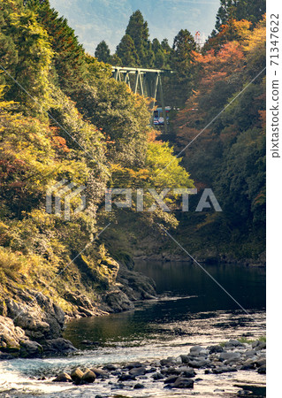 Tarumi Railway and Neo River (warm colors) Tarumi Railway and Neo River (warm colors) 71347622