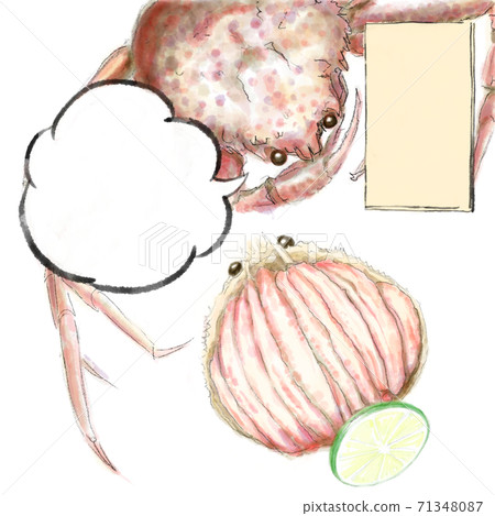 香盒蟹_D手繪_氣球/標題 香盒蟹_D手繪_氣球/標題 71348087