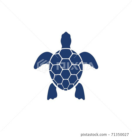 Turtle animal cartoon icon 71350027