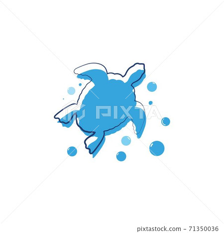 Turtle animal cartoon icon Turtle animal cartoon icon 71350036