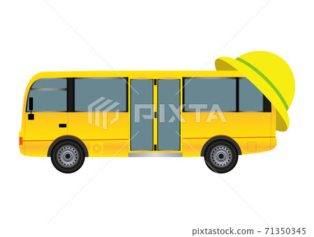 Courtesy bus - Stock Illustration [71350345] - PIXTA