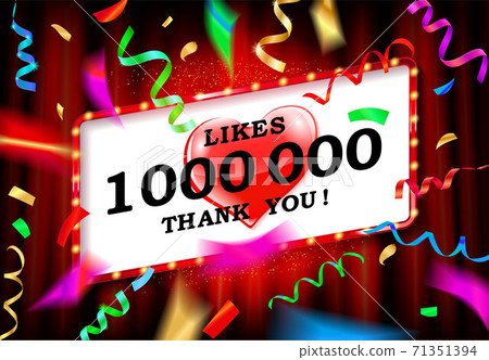 1 Million likes thank you 71351394