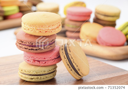 Stacked macaroons (photographing cooperation Milty Coco) 71352074