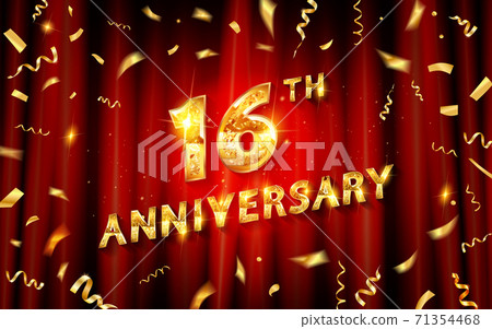 16th Anniversary Logo 16th Anniversary Logo 71354468