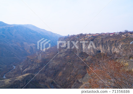 View over the valley in village Garni View over the valley in village Garni 71356886