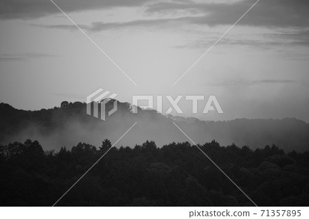Hazy mountain (monochrome) Hazy mountain (monochrome) 71357895