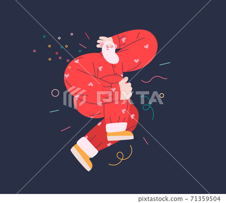 Dancing Santa - Christmas and New Year party 71359504