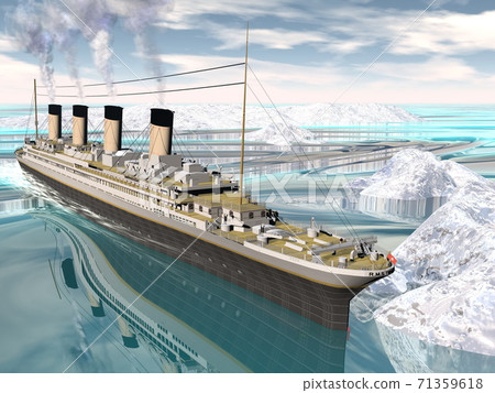 Titanic ship - 3D render Titanic ship - 3D render 71359618
