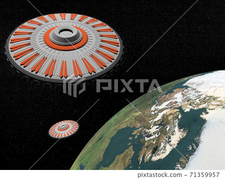 Ufos - 3D render Ufos - 3D render 71359957