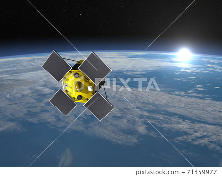 Acrimsat satellite - 3D render 71359977
