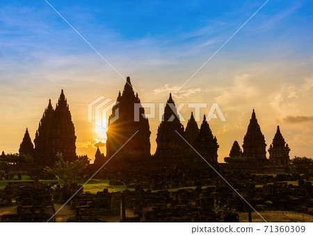 Prambanan temple near Yogyakarta on Java island - Indonesia 71360309
