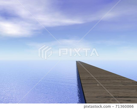 Pontoon - 3D render 71360866