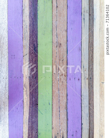 Painted wood texture pattern background in purple green brown color vintage style Painted wood texture pattern background in purple green brown color vintage style 71364102
