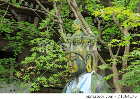 Shikoku Sacred Ground 44th Fudasho "Daihoji" Eleven-faced Kannon Bodhisattva statue Shikoku Sacred Ground 44th Fudasho "Daihoji" Eleven-faced Kannon Bodhisattva statue 71364170
