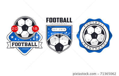 Soccer or Football Badges or Labels Vector Set 71365062