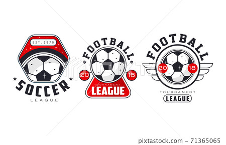 Football and Soccer Badges or Labels Vector Set Football and Soccer Badges or Labels Vector Set 71365065
