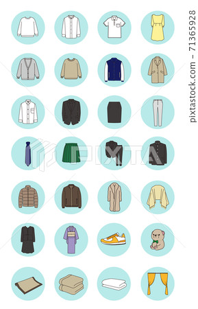 Cleaning shop service menu vector illustration set 71365928