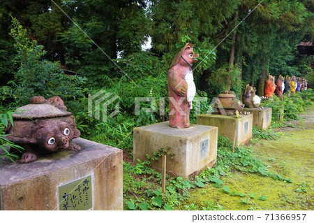 Morinji Bunbuku Chagama Bunbuku Chagama Sando Tanuki Tanuki Tanuki Statue 71366957