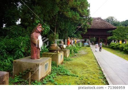 Morinji Bunfuku Chagama Bunbuku Chagama Sanmon Sando Tanuki Tanuki雕像 Morinji Bunfuku Chagama Bunbuku Chagama Sanmon Sando Tanuki Tanuki雕像 71366959