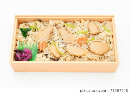 Matsutake mushroom rice lunch 71367948