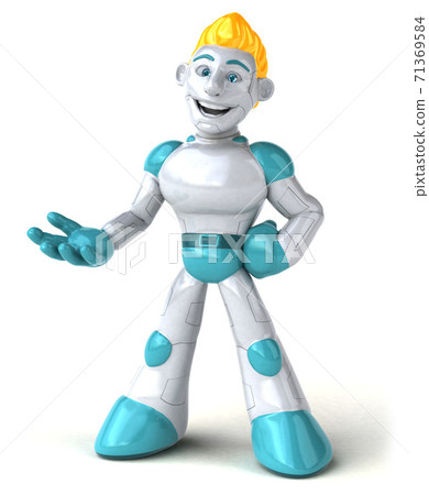 Robot - 3D Illustration Robot - 3D Illustration 71369584