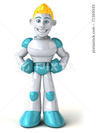 Robot - 3D Illustration Robot - 3D Illustration 71369585