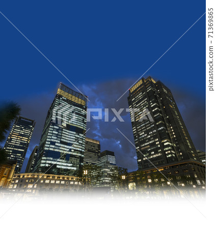 Tokyo Station Marunouchi Night view Tokyo Station Marunouchi Night view 71369865