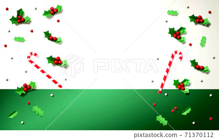 Christmas holly berries - Paper craft Christmas holly berries - Paper craft 71370112