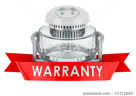 Fan-assisted oven warranty concept. 3D rendering 71372693